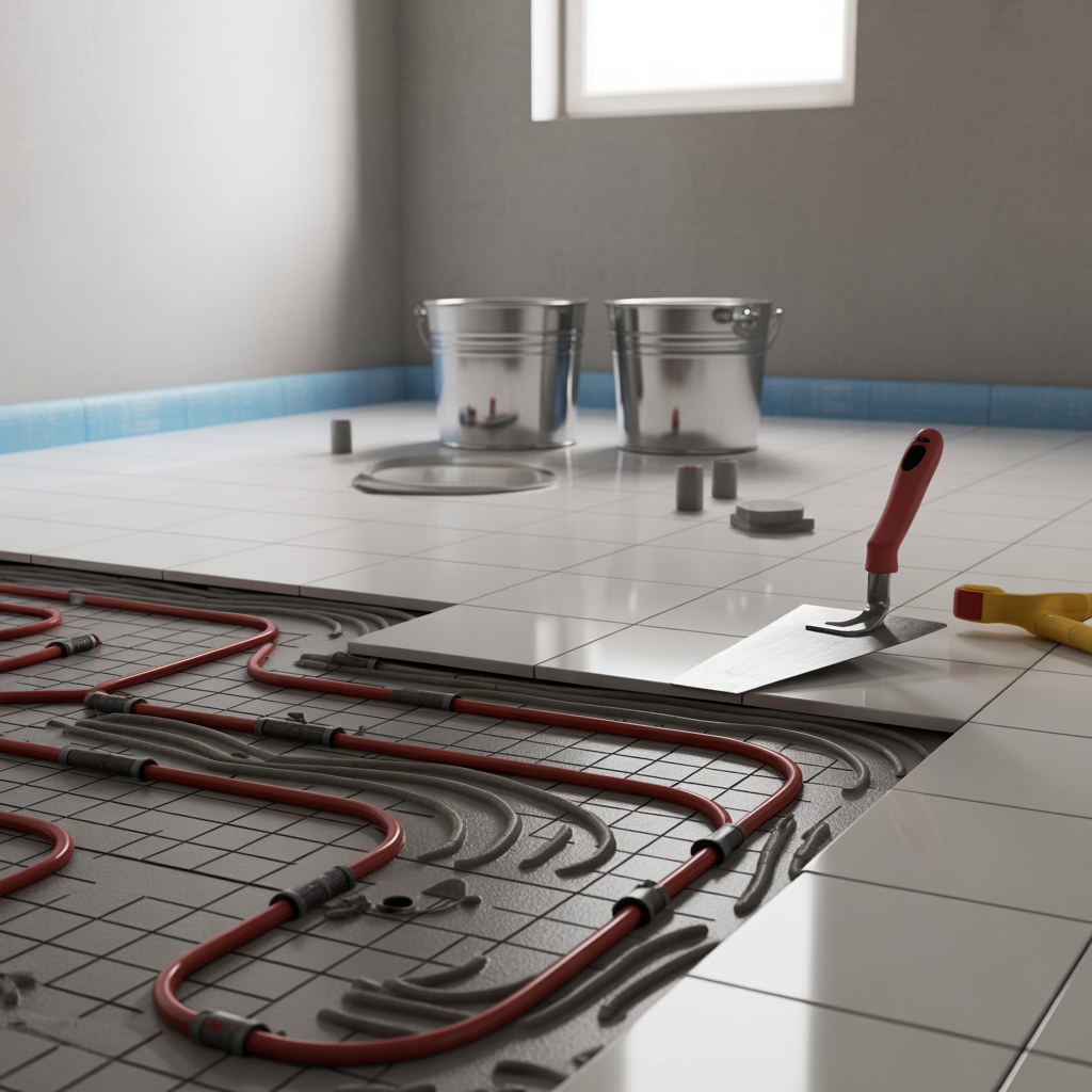 golvvarme med klinker guide till lim spackel och regler